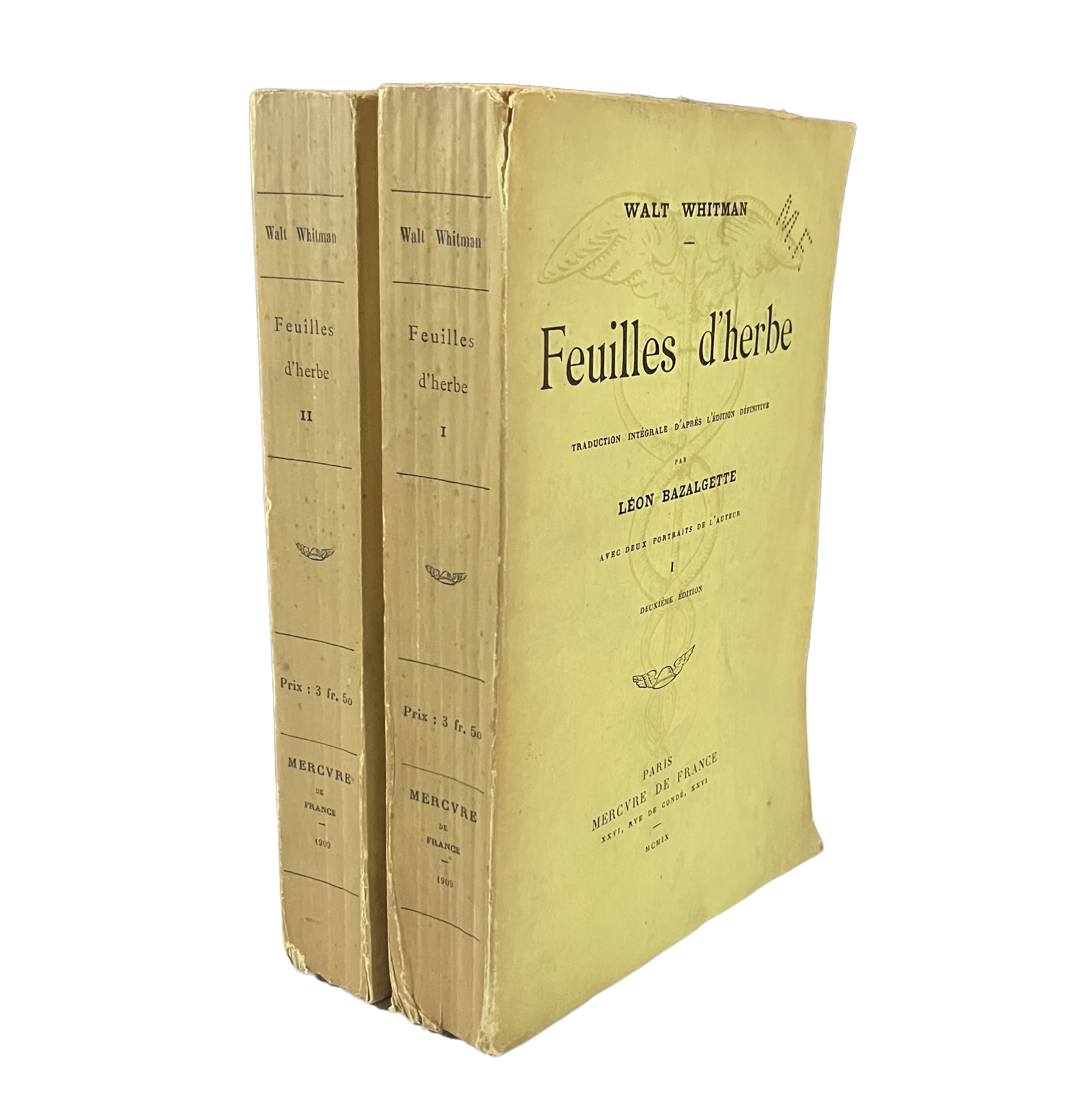 WHITMAN, Walt. Feuilles d’herbe Mille Septante Books